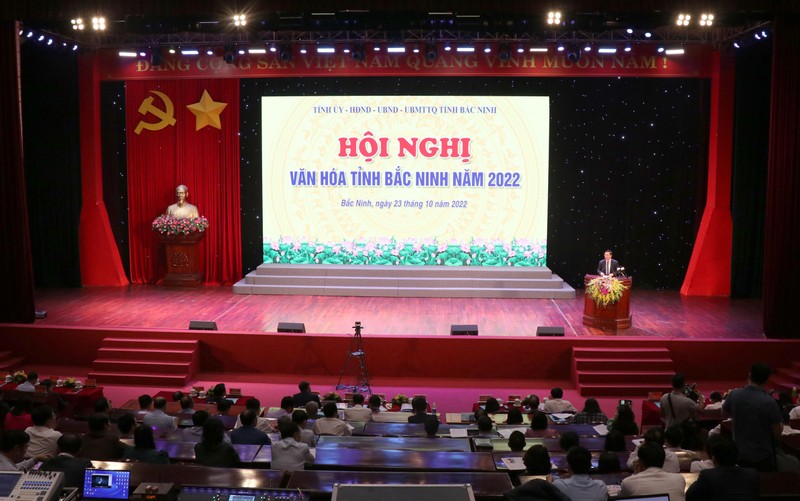 Hội nghị văn hóa tỉnh Bắc Ninh năm 2022 - Ảnh 1.