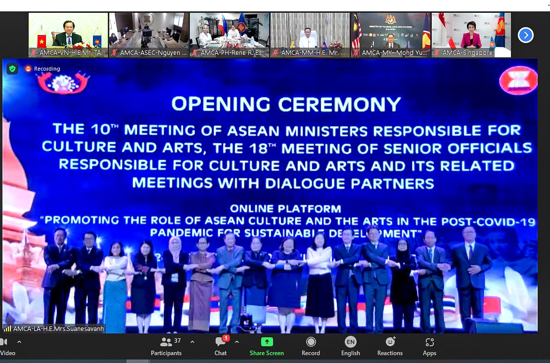 Đẩy mạnh vai trò của hợp tác văn hóa, nghệ thuật ASEAN trong bối cảnh hậu Covid-19 vì sự phát triển bền vững - Ảnh 4.