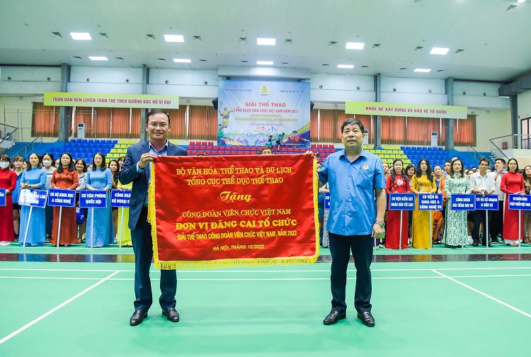 Công đoàn Bộ VHTTDL tham gia Giải thể thao Công đoàn Viên chức Việt Nam - Ảnh 2.