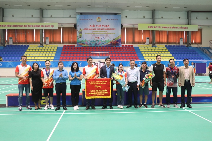Công đoàn Bộ VHTTDL tham gia Giải thể thao Công đoàn Viên chức Việt Nam - Ảnh 3.