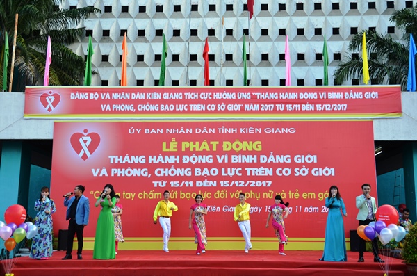 Kiên Giang triển khai Tháng hành động vì bình đẳng giới, phòng chống bạo lực trên cơ sở giới - Ảnh 1.