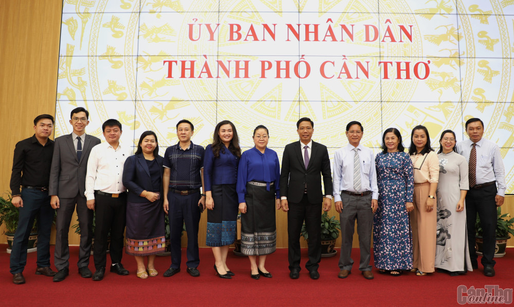 Thúc đẩy hợp tác thương mại - văn hóa - du lịch giữa TP Cần Thơ và Lào - Ảnh 1.