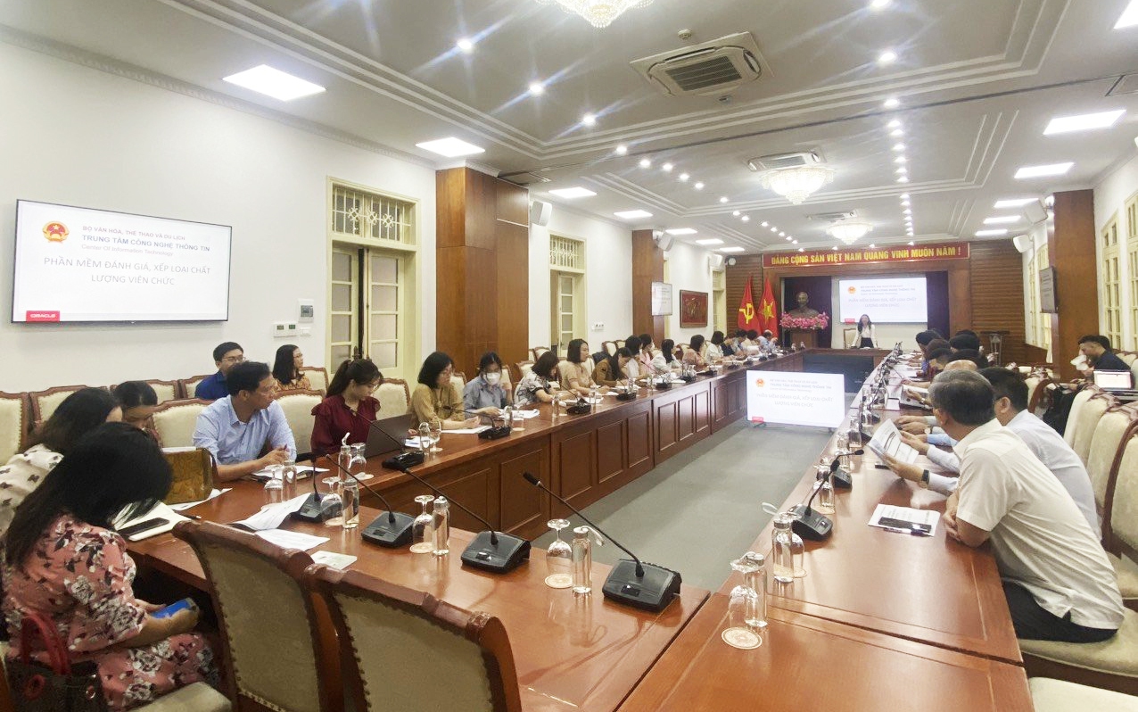 Tập huấn đánh giá, xếp loại chất lượng viên chức thuộc Bộ VHTTDL