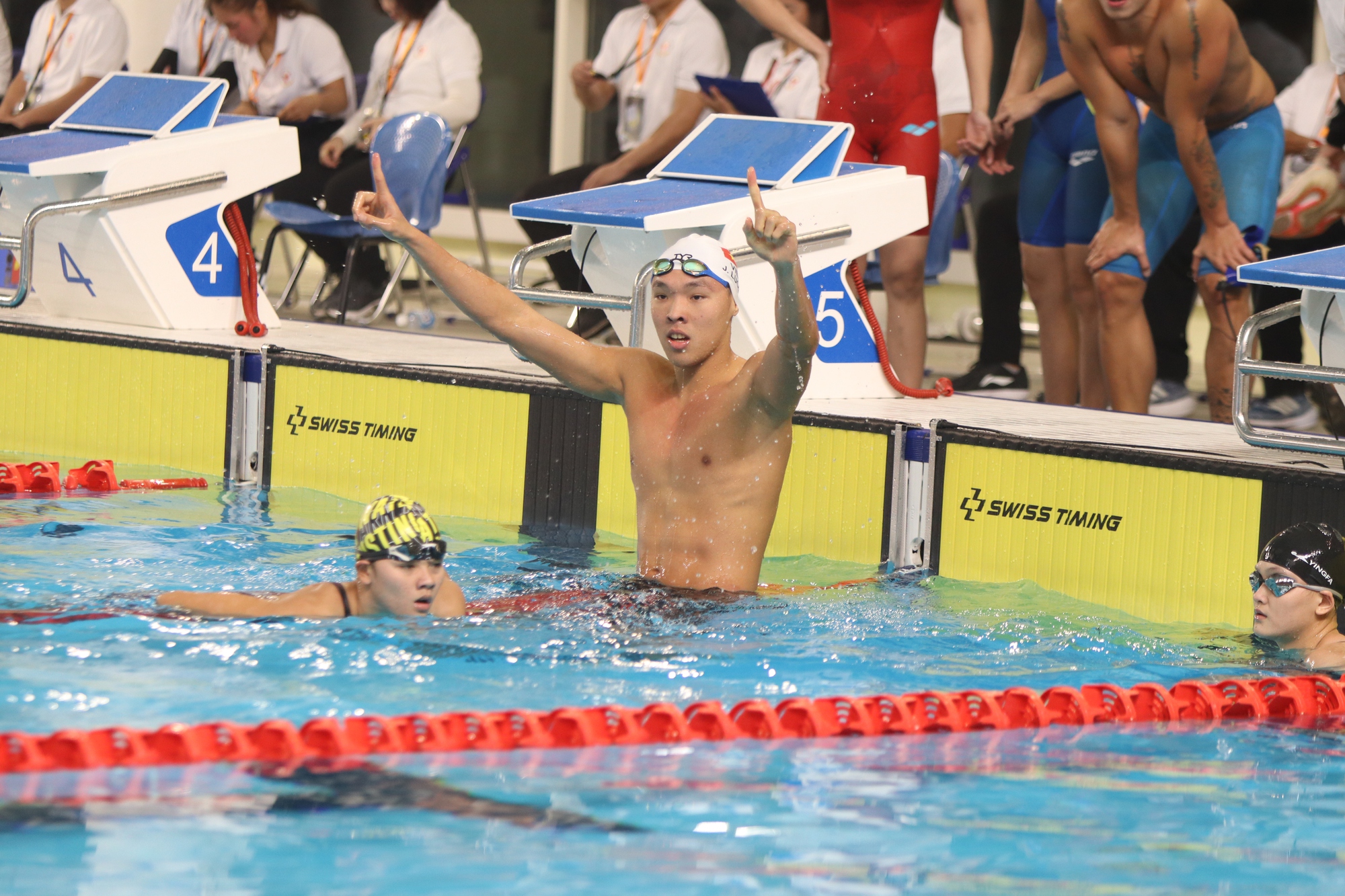 Đại hội Thể thao toàn quốc lần thứ IX: Đoàn Quân đội tiếp tục dẫn đầu môn Bơi - Ảnh 1.