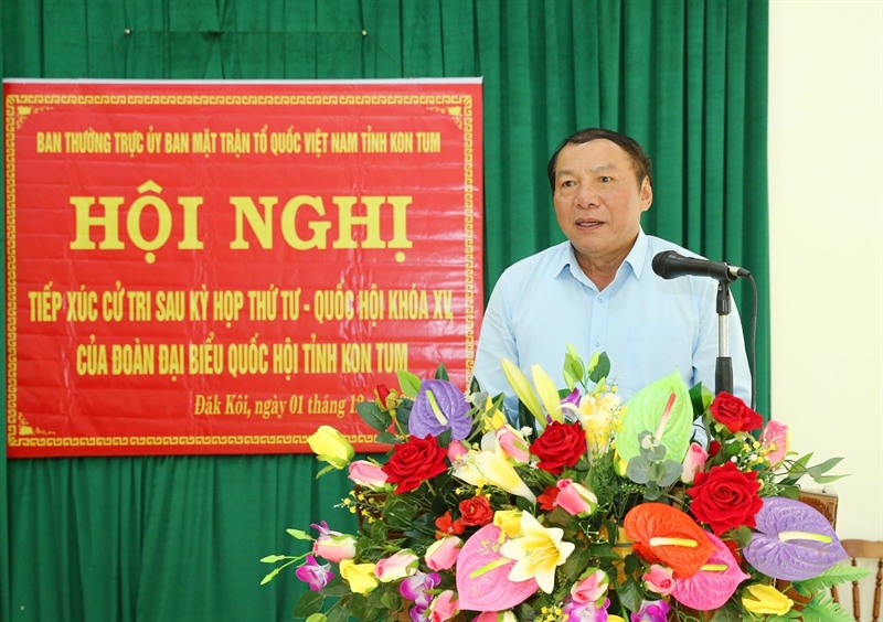 Tiếp xúc cử tri tại Kon Tum, Bộ trưởng Bộ VHTTDL Nguyễn Văn Hùng: Phải giữ cho bằng được văn hóa của đồng bào Xơ Đăng bản địa - Ảnh 6.