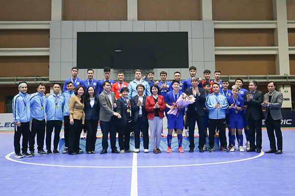 Hà Nội xuất sắc giành HCV môn Futsal tại Đại hội Thể thao toàn quốc lần thứ IX - Ảnh 1.