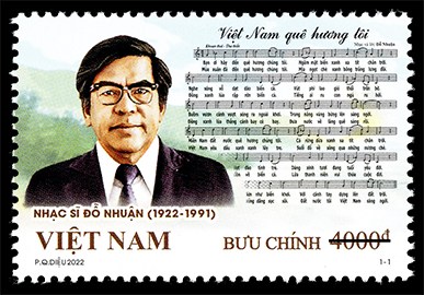 Ra mắt bộ tem Kỷ niệm 100 năm sinh nhạc sĩ Đỗ Nhuận - Ảnh 2.