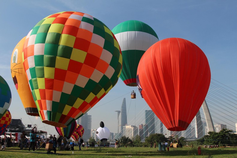 Khai mạc Ngày hội Khinh khí cầu Thành phố Hồ Chí Minh lần 2 - Ảnh 1.