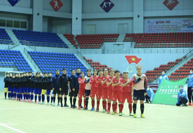 Khai mạc Giải futsal nữ vô địch quốc gia lần thứ I năm 2022 - Ảnh 1.