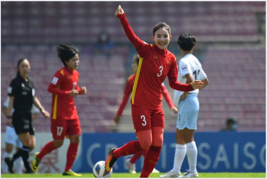 Đả bại đối thủ, tuyển nữ Việt Nam làm nên lịch sử khi giành quyền tham dự World Cup - Ảnh 1.