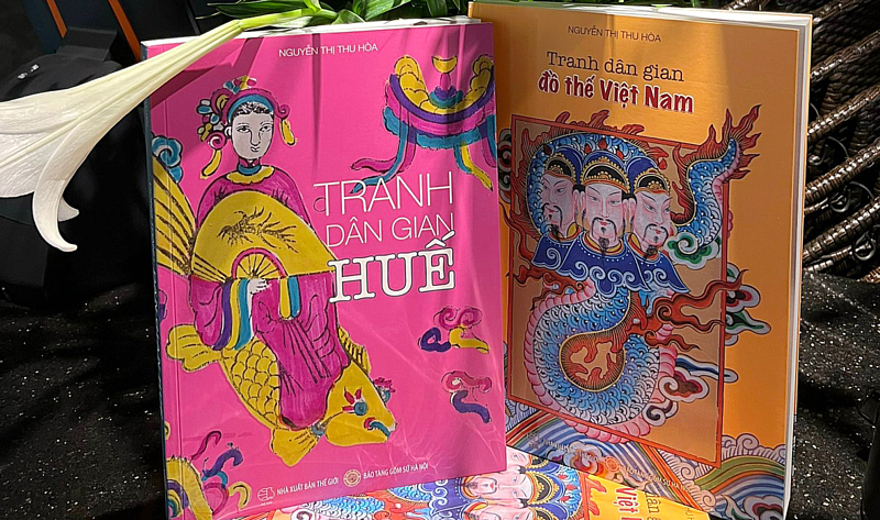 Ra mắt “Tranh dân gian Huế” và “Tranh dân gian đồ thế Việt Nam” - Ảnh 1.