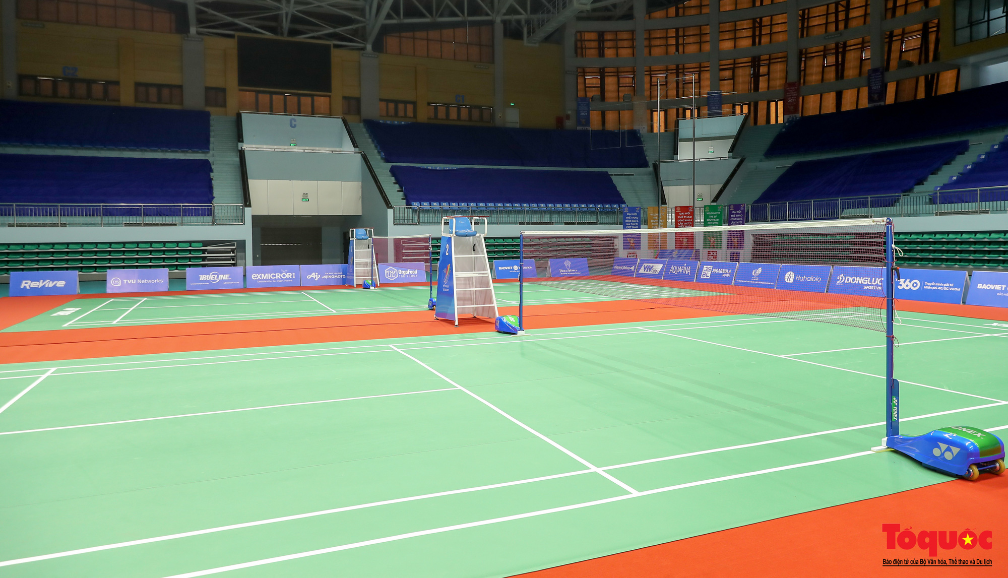 Bắc Giang: Nhà thi đấu hiện đại sẵn sàng phục vụ thi đấu cầu lông ở SEA Games 31 - Ảnh 10.