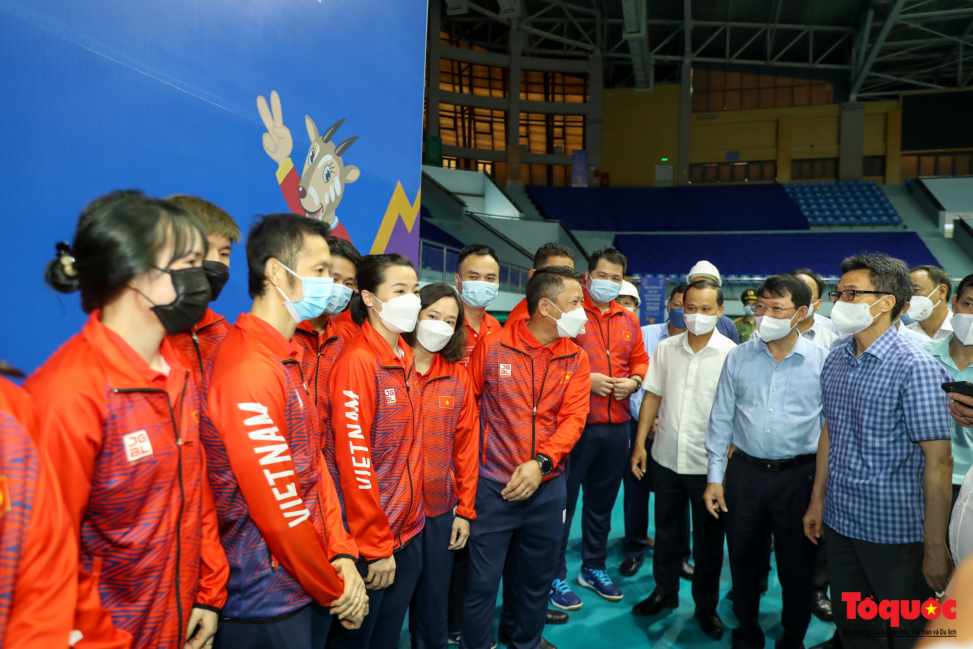 Bắc Giang: Nhà thi đấu hiện đại sẵn sàng phục vụ thi đấu cầu lông ở SEA Games 31 - Ảnh 11.