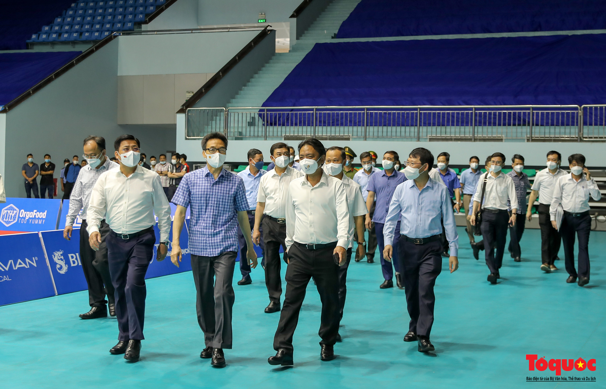 Bắc Giang: Nhà thi đấu hiện đại sẵn sàng phục vụ thi đấu cầu lông ở SEA Games 31 - Ảnh 2.