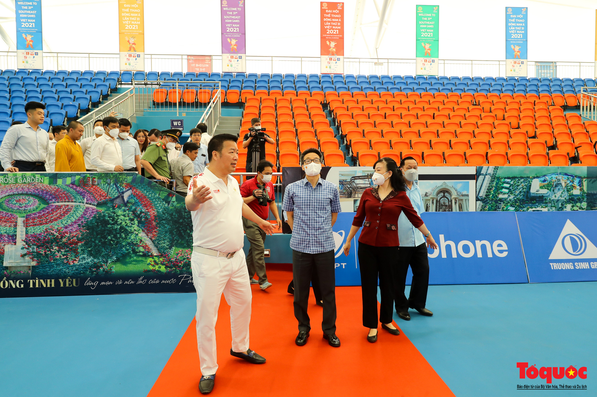 Phó Thủ tướng Vũ Đức Đam kiểm tra công tác chuẩn bị cho SEA Games 31 tại Bắc Ninh - Ảnh 10.