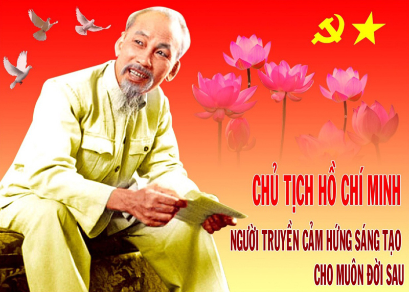 Mỹ thuật Quảng Bình với đề tài Chủ tịch Hồ Chí Minh - Ảnh 1.