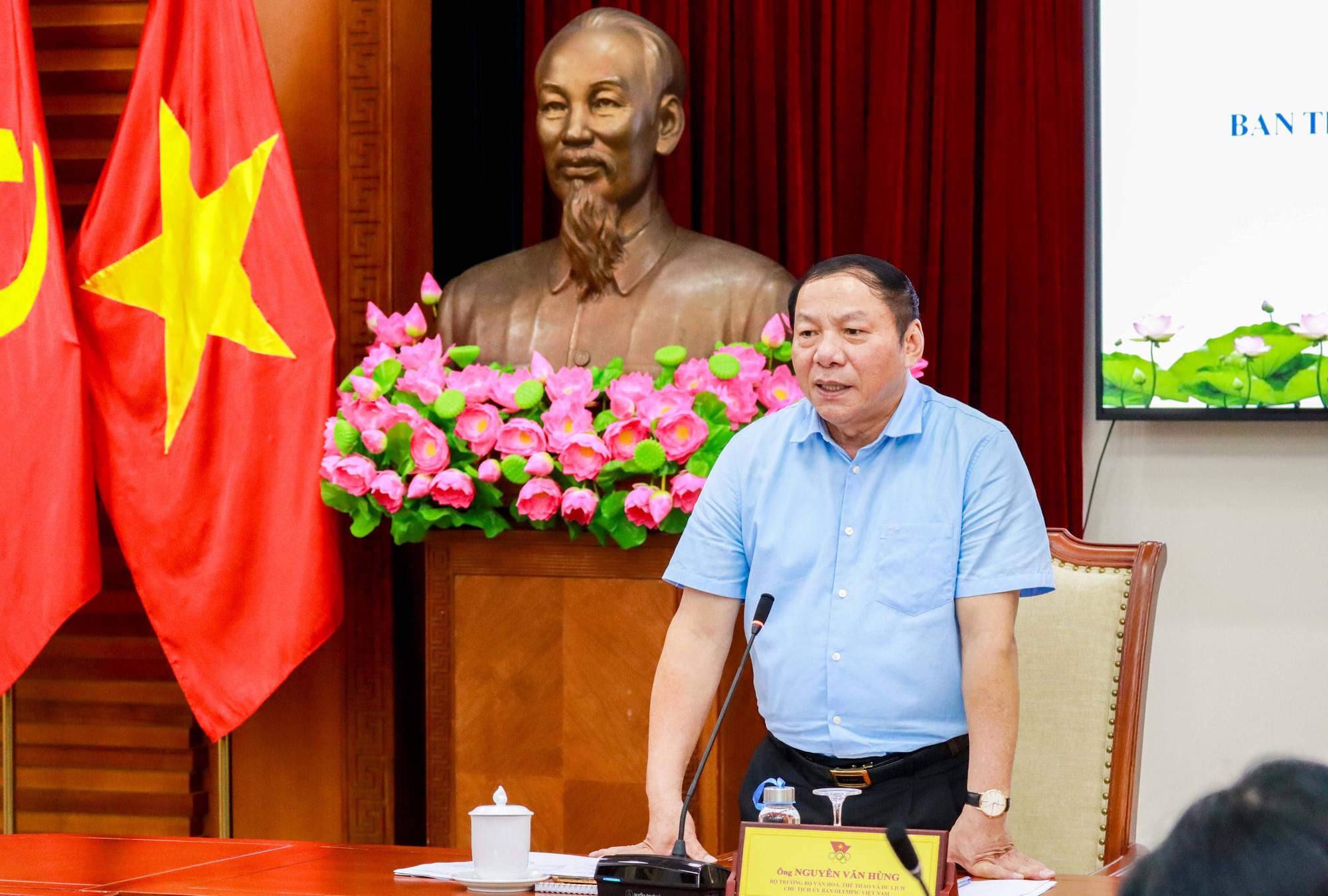 Hội nghị Ban thường vụ Uỷ ban Olympic Việt Nam lần thứ nhất nhiệm kỳ VI - Ảnh 1.
