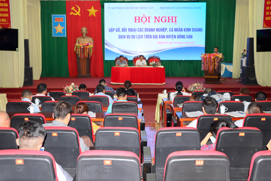 Hà Giang: Hội nghị gặp gỡ đối thoại các doanh nghiệp, cá nhân kinh doanh dịch vụ du lịch trên địa bàn huyện Đồng Văn - Ảnh 1.