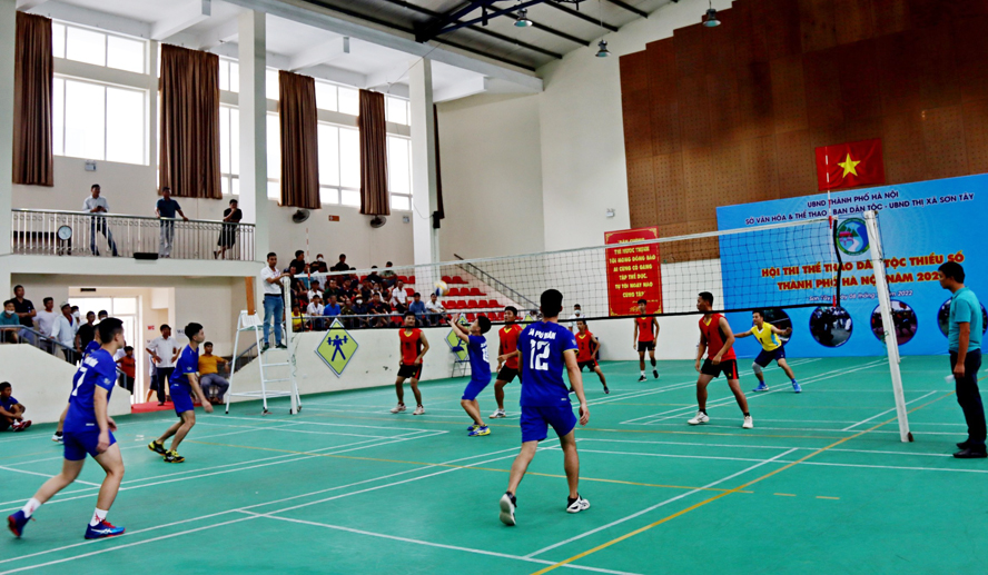 200 vận động viên tranh tài tại Hội thi thể thao dân tộc thiểu số thành phố Hà Nội năm 2022 - Ảnh 1.