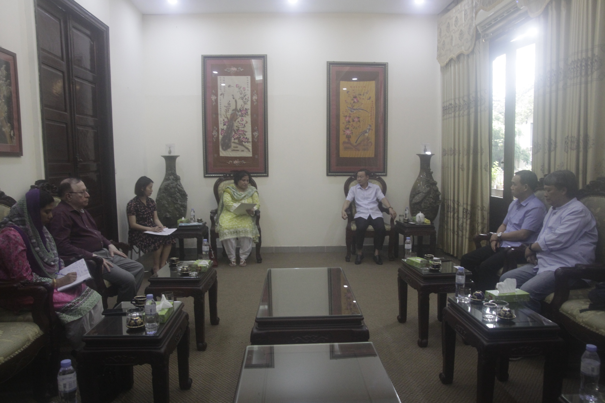 Bảo tàng Lịch sử quốc gia tiếp đón và làm việc với đoàn Đại sứ quán Cộng hoà Pakistan tại Việt Nam - Ảnh 1.