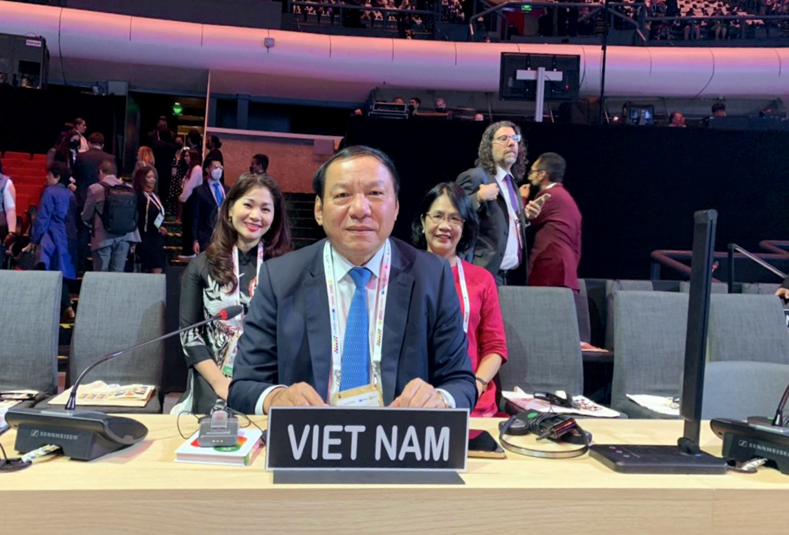 Bộ trưởng Nguyễn Văn Hùng dự Hội nghị Thế giới về Chính sách văn hóa và Phát triển bền vững - Ảnh 4.