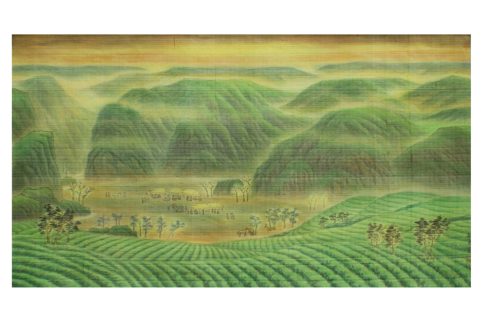 Triển lãm &quot;Sắc màu Xuân Đất nước&quot; tại Bảo tàng Mỹ thuật Việt Nam - Ảnh 2.