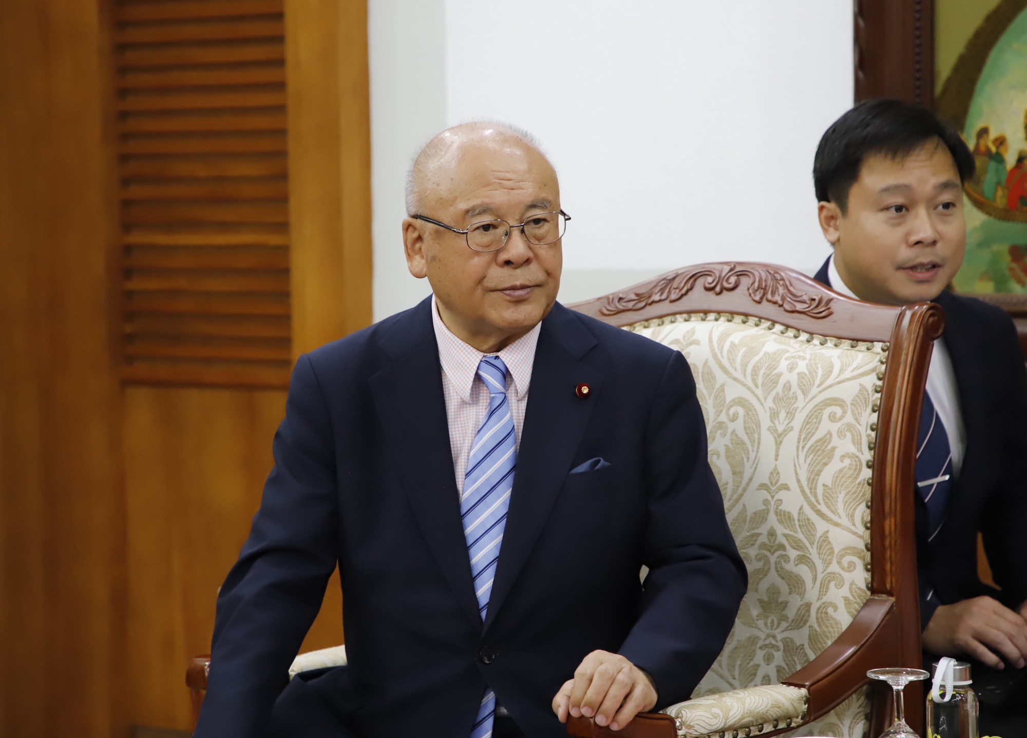 Thứ trưởng Đoàn Văn Việt tiếp Cố vấn Đặc biệt của Liên minh nghị sĩ hữu nghị Nhật - Việt - Ảnh 3.