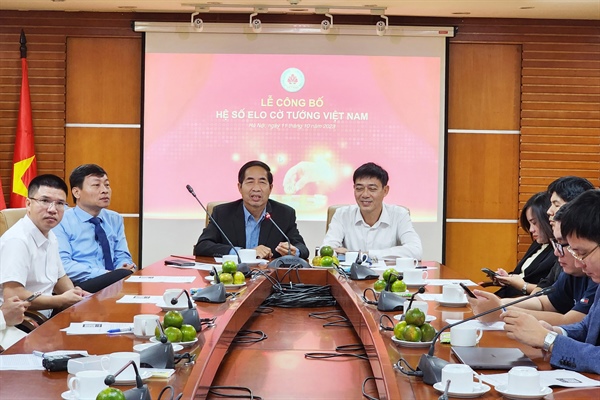 Liên đoàn Cờ tướng Việt Nam công bố Hệ thống giải đấu năm 2023 – 2024 và chính thức áp dụng hệ số ELO - Ảnh 1.