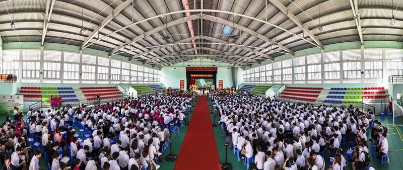 Trường Cao đẳng Du lịch Nha Trang khai giảng năm học 2023-2024 - Ảnh 1.