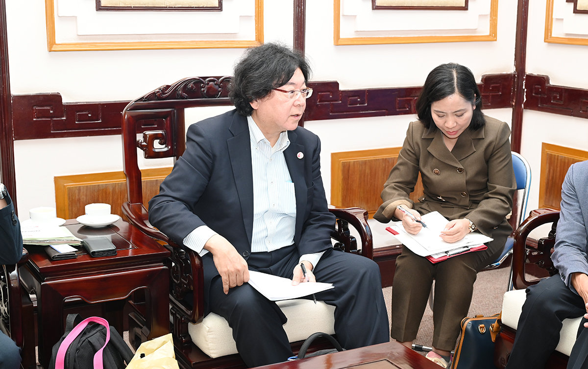 Cục trưởng Nguyễn Trùng Khánh tiếp và làm việc với đoàn công tác Nhật Bản về Lễ hội Kanagawa tại Hà Nội - Ảnh 2.