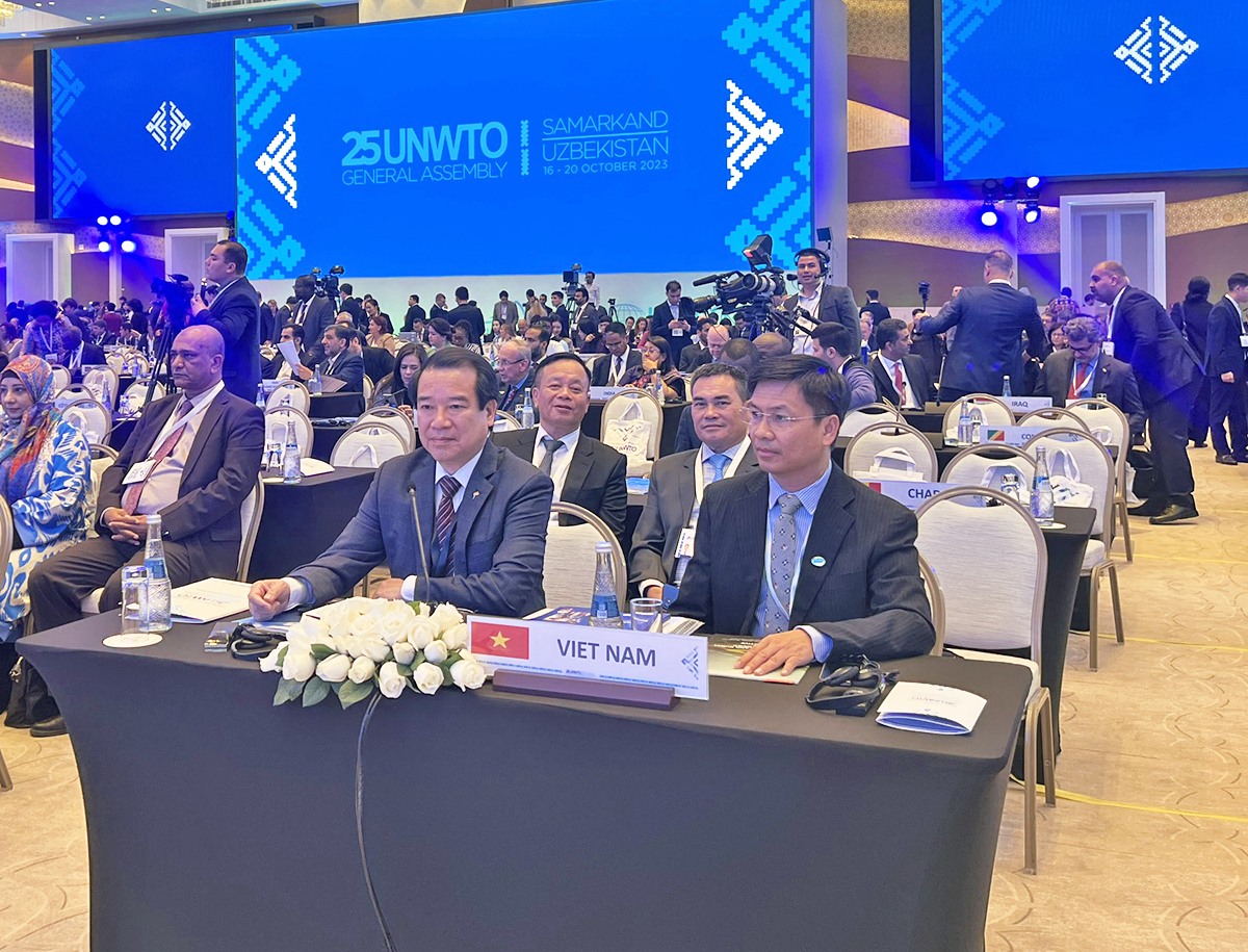 Cục Du lịch Quốc gia Việt Nam tham dự phiên họp toàn thể và các sự kiện trong khuôn khổ Đại hội đồng UNWTO lần thứ 25 - Ảnh 5.