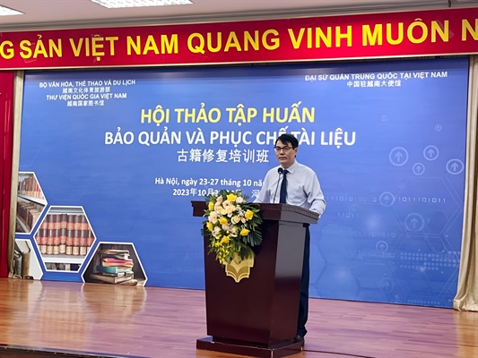 Nâng cao năng lực bảo quản và phục chế tài liệu của Việt Nam - Ảnh 2.