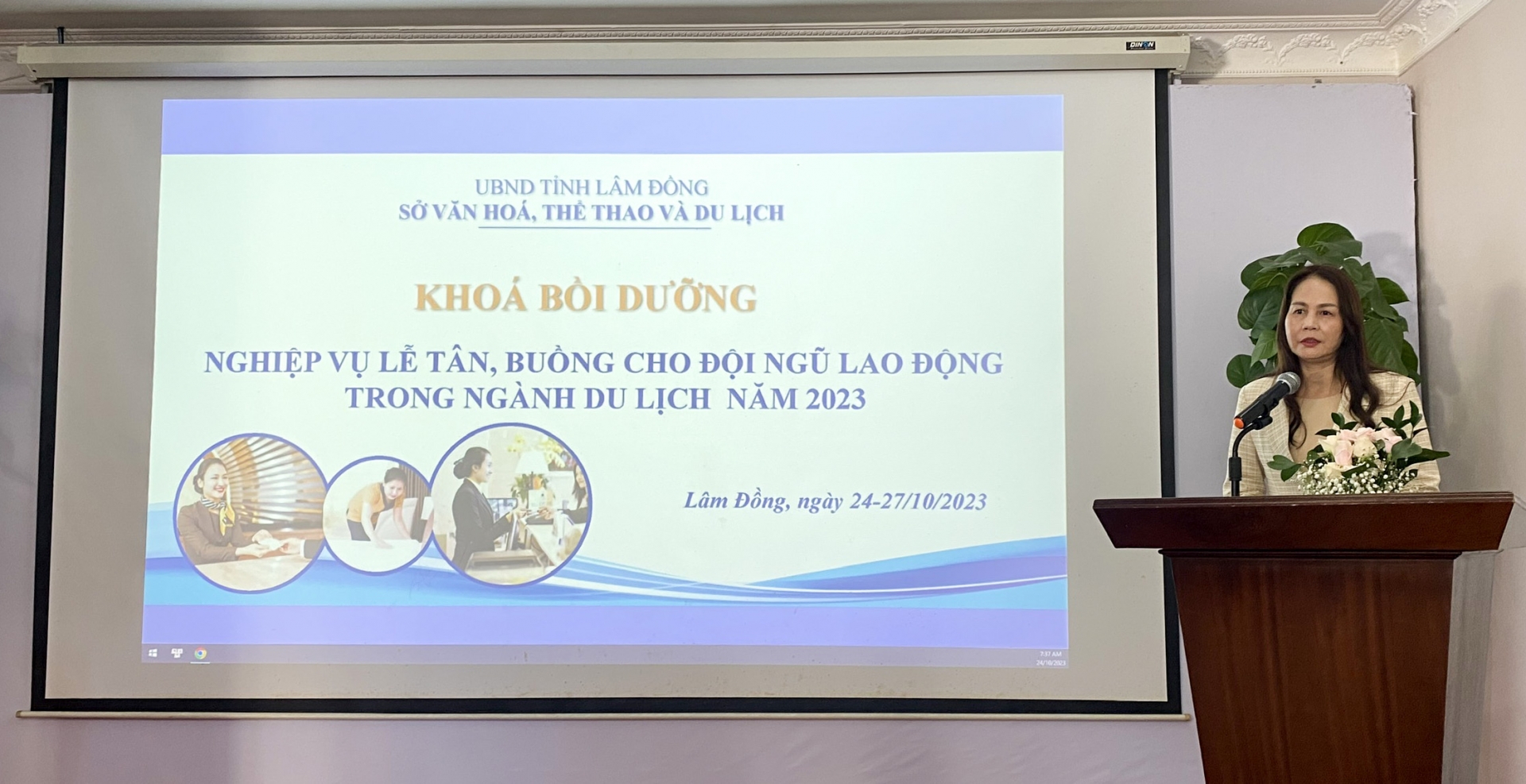 Lâm Đồng: Bồi dưỡng nghiệp vụ du lịch cho người lao động - Ảnh 1.