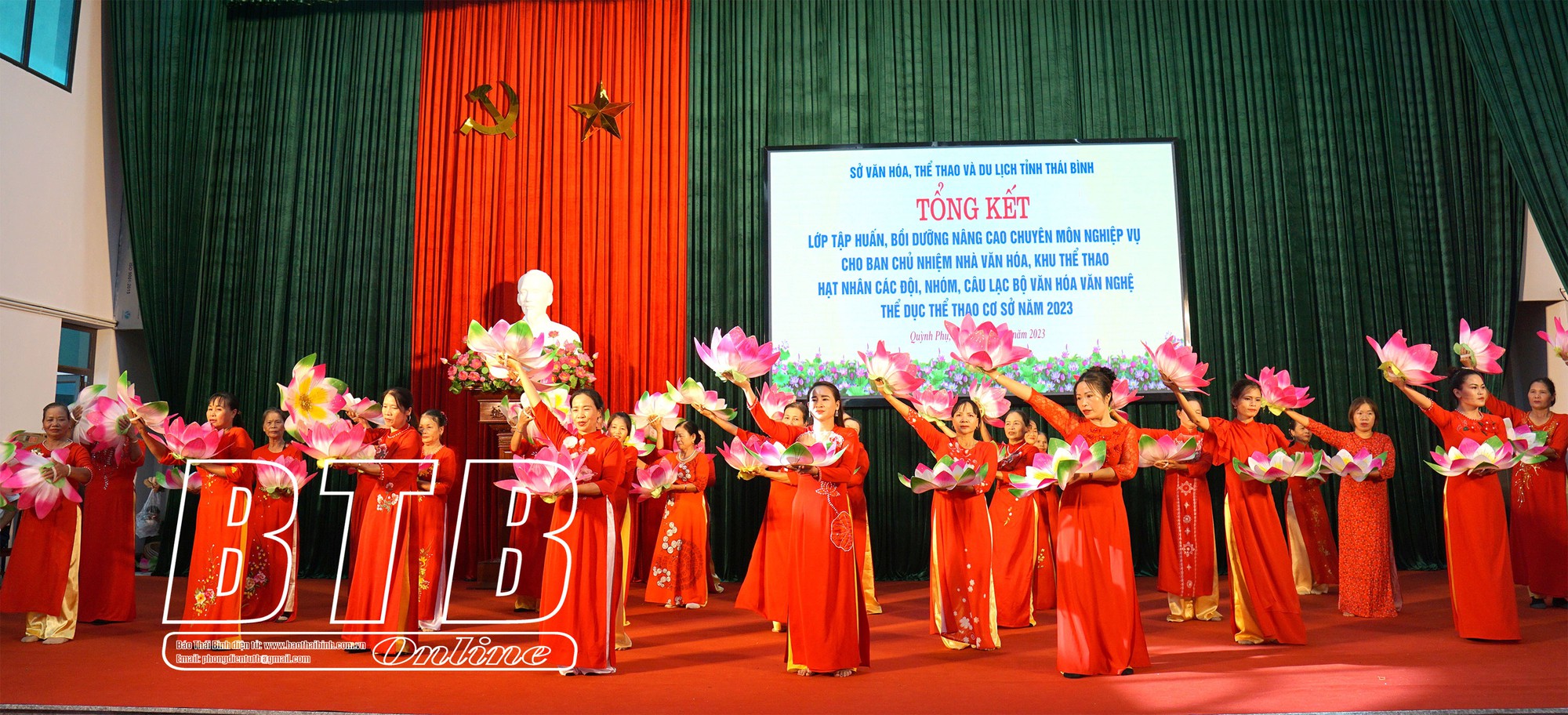 Thái Bình: Bồi dưỡng nâng cao nghiệp vụ cho 400 cán bộ văn hóa cơ sở - Ảnh 2.
