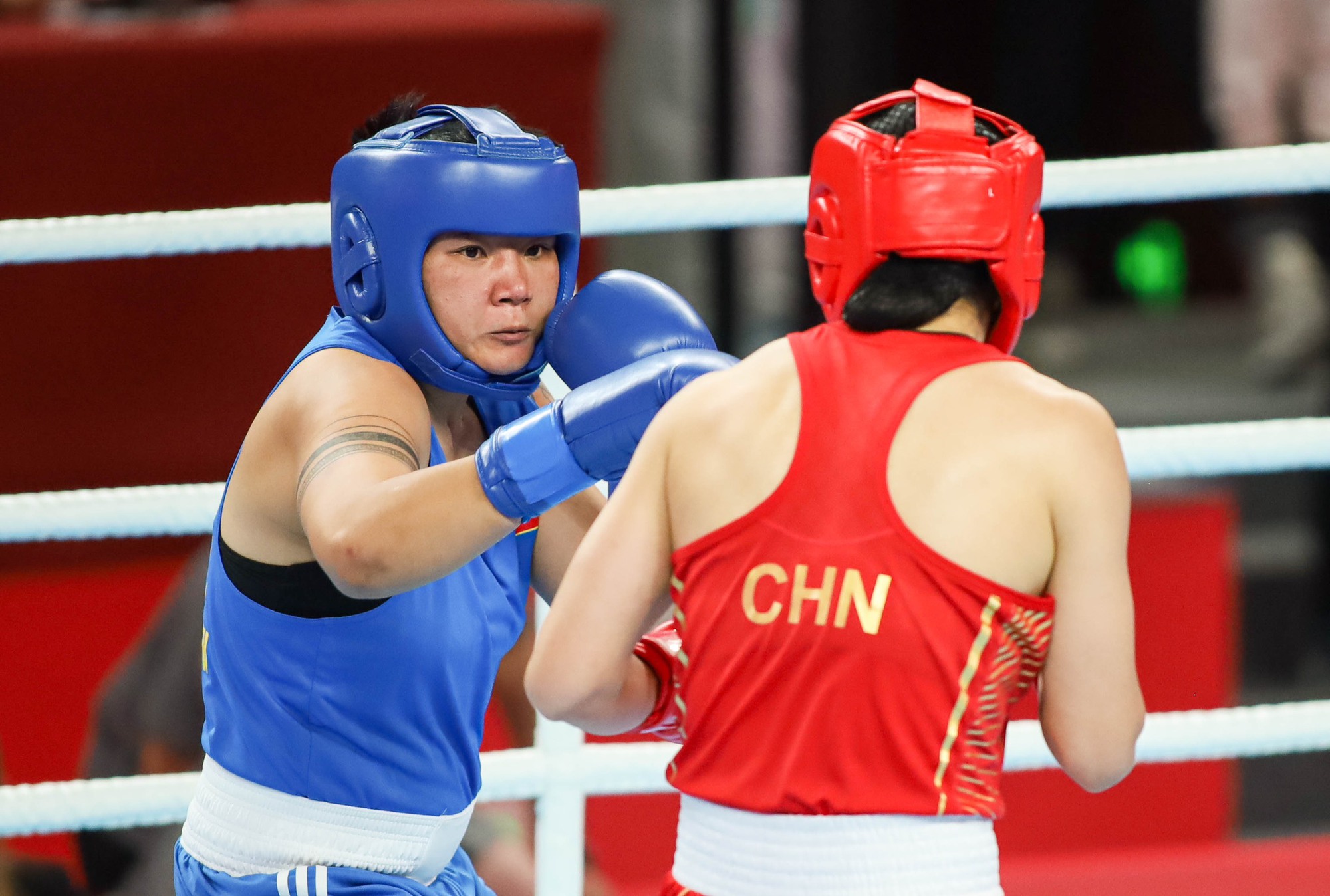 Boxing nữ tiếp tục giành thêm thành tích cho Đoàn Thể thao Việt Nam tại ASIAD 19 - Ảnh 1.