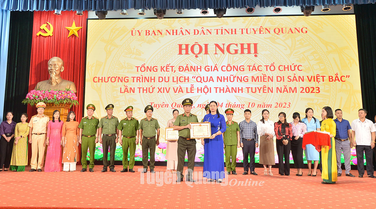 Hội nghị đánh giá công tác tổ chức Chương trình du lịch “Qua những miền di sản Việt Bắc” lần thứ XIV và Lễ hội Thành Tuyên năm 2023 - Ảnh 6.