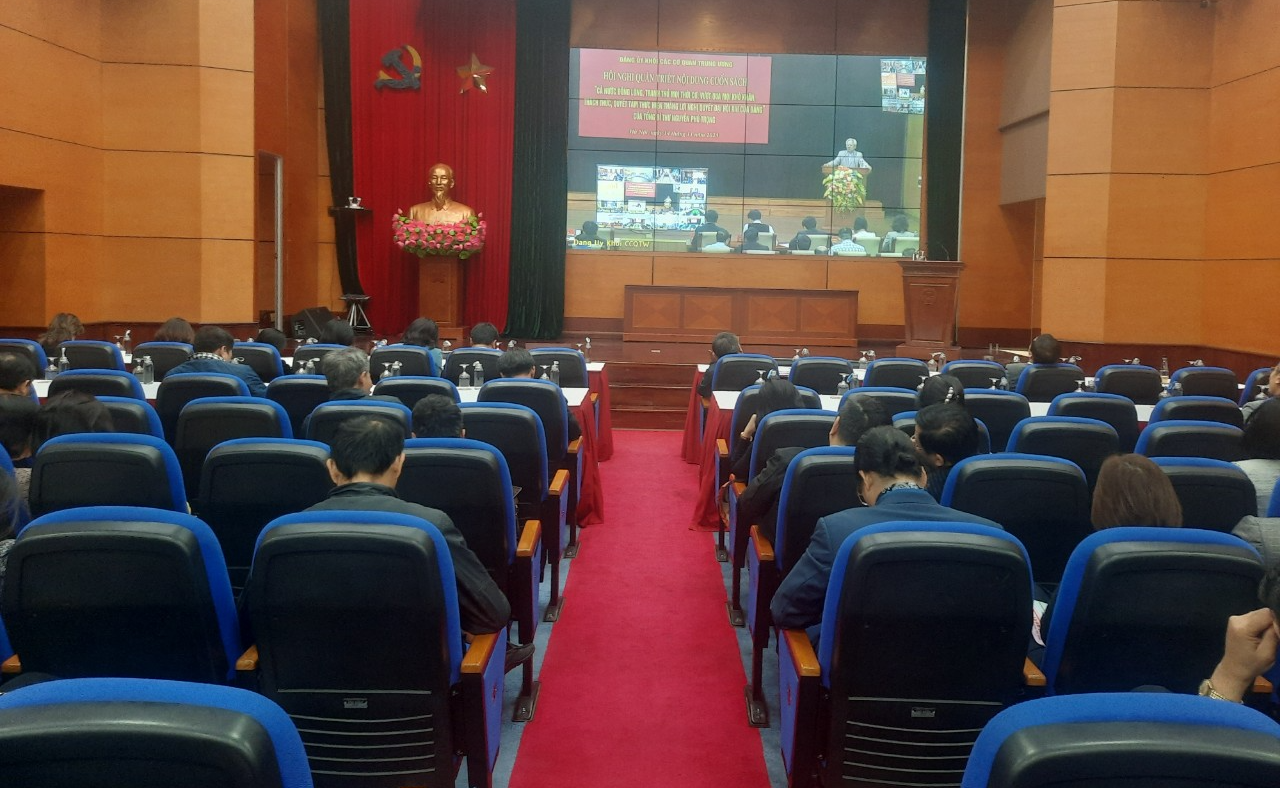 Hội nghị quán triệt nội dung cuốn sách của Tổng Bí thư Nguyễn Phú Trọng - Ảnh 1.
