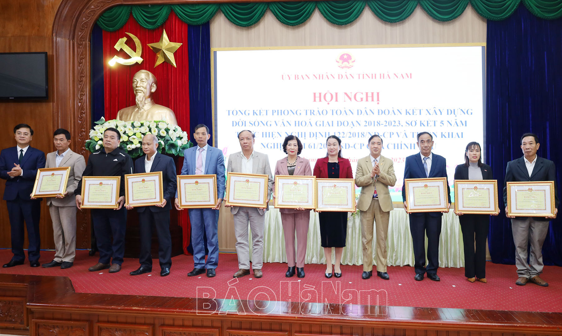 Hà Nam: Tổng kết Phong trào “Toàn dân đoàn kết xây dựng đời sống văn hóa” giai đoạn 2018-2023 - Ảnh 5.