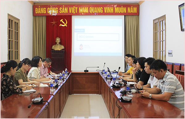 Đại diện OCLC Châu Á-Thái Bình Dương thăm, làm việc tại Thư viện Quốc gia Việt Nam - Ảnh 1.