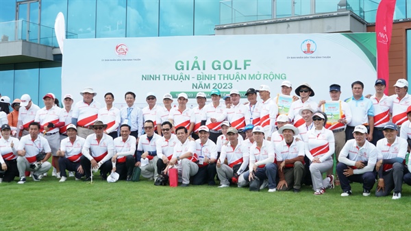 Giải golf Ninh Thuận - Bình Thuận mở rộng - Ảnh 1.