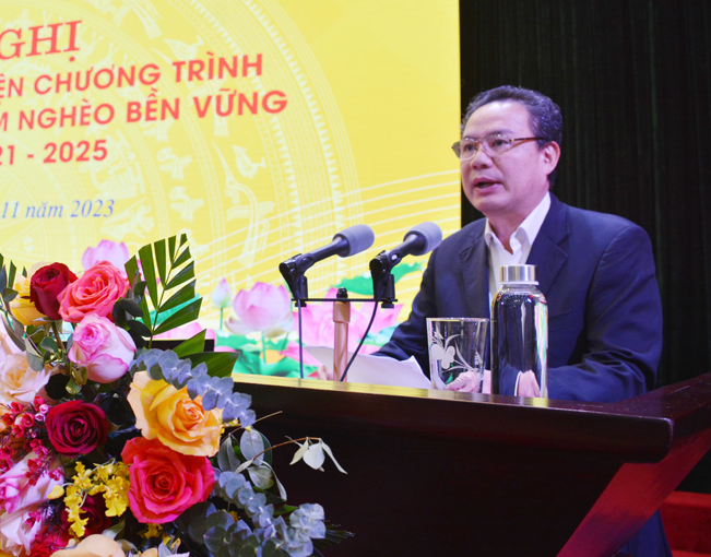 Phấn đấu đến cuối năm 2025 tỷ lệ hộ nghèo còn 0,9% - Ảnh 1. Phấn đấu đến cuối năm 2025 tỷ lệ hộ nghèo còn 0,9% - Ảnh 1.