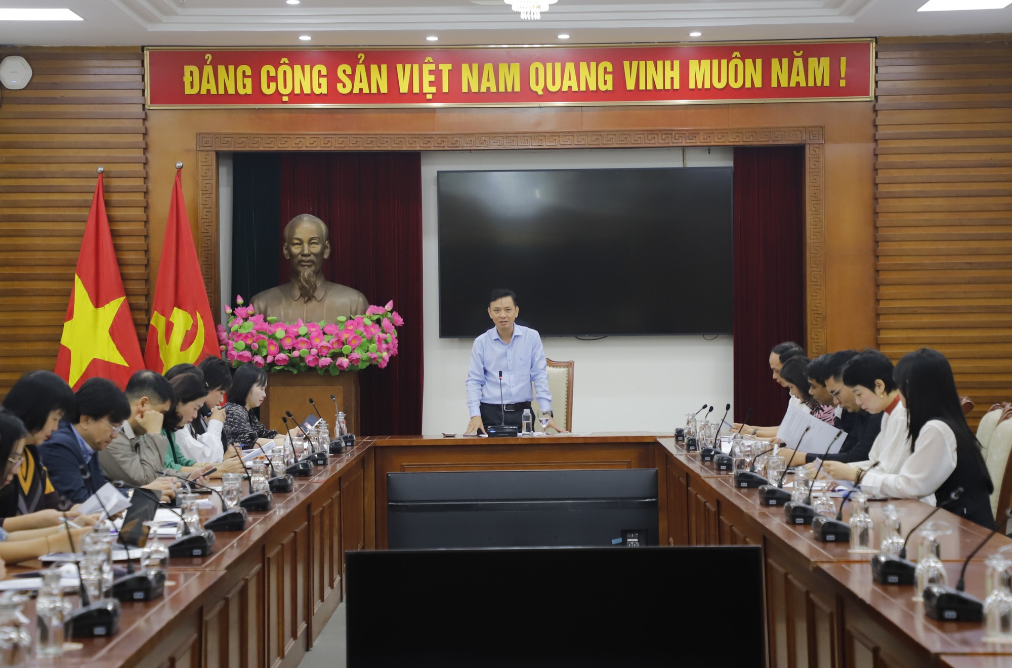 Rà soát công tác tổ chức Hội nghị toàn quốc về phát triển các ngành công nghiệp văn hóa Việt Nam - Ảnh 2.
