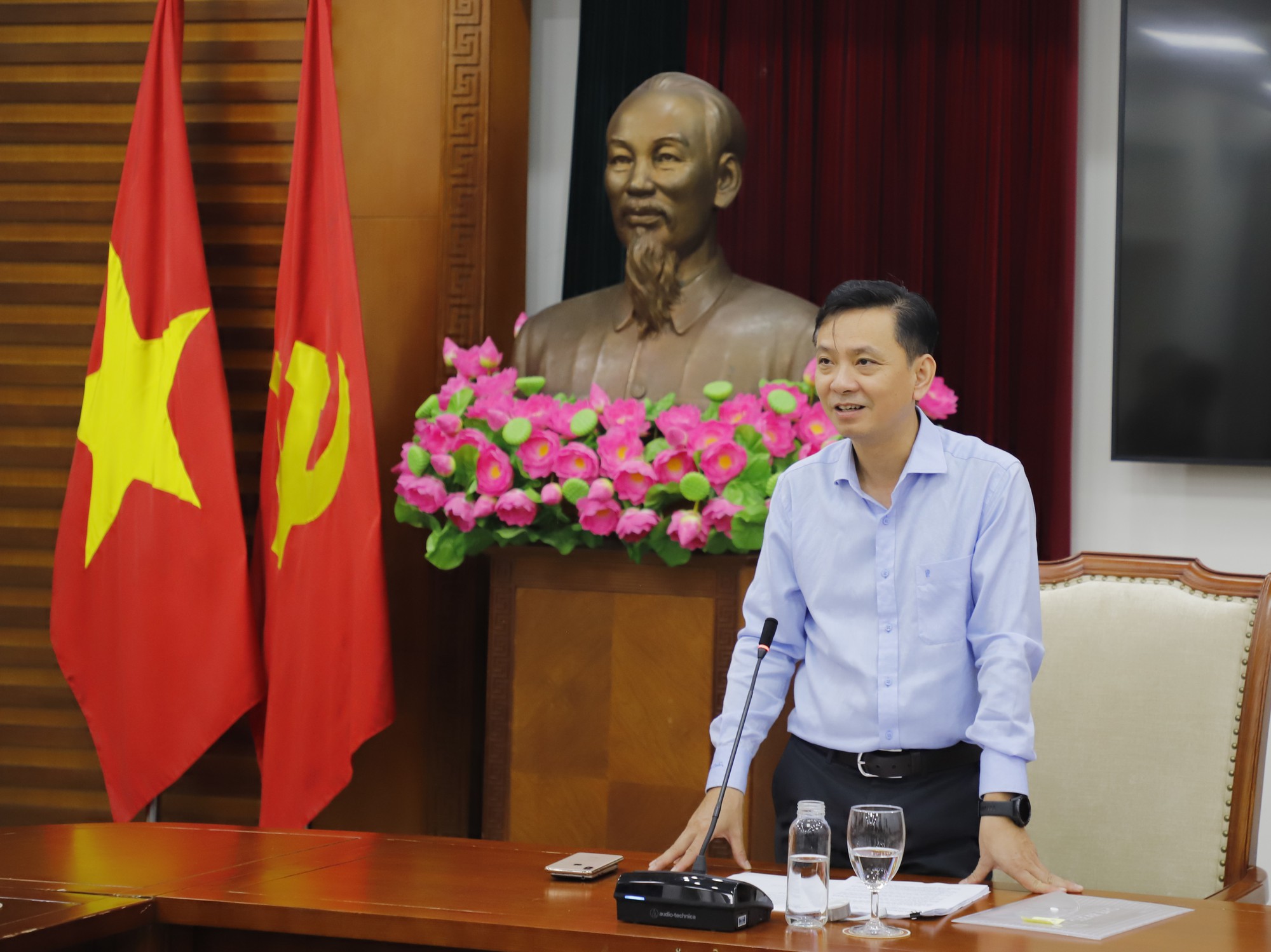Rà soát công tác tổ chức Hội nghị toàn quốc về phát triển các ngành công nghiệp văn hóa Việt Nam - Ảnh 1.