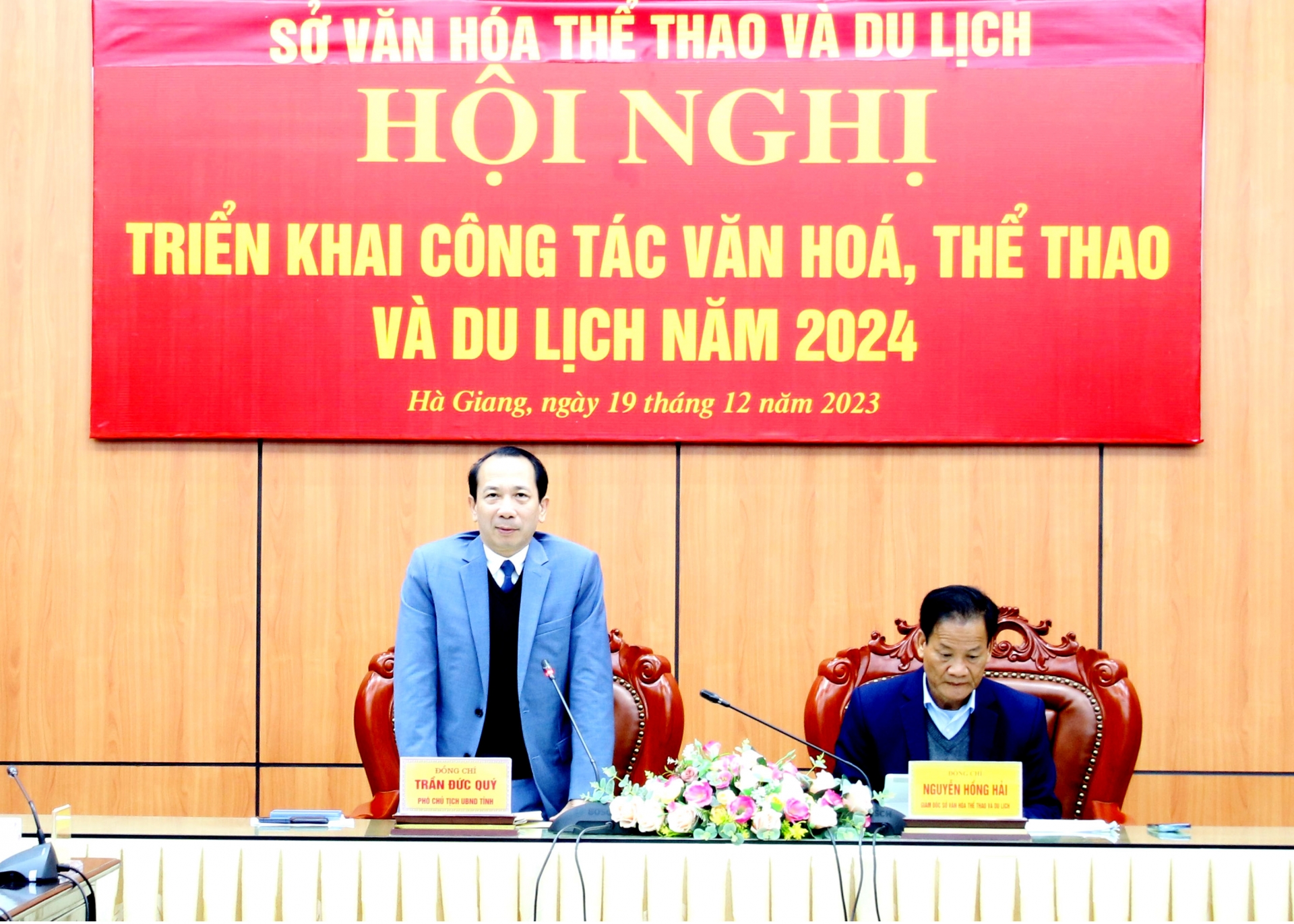 Hà Giang: Hội nghị triển khai công tác Văn hóa, thể thao và du lịch năm 2024 - Ảnh 2.