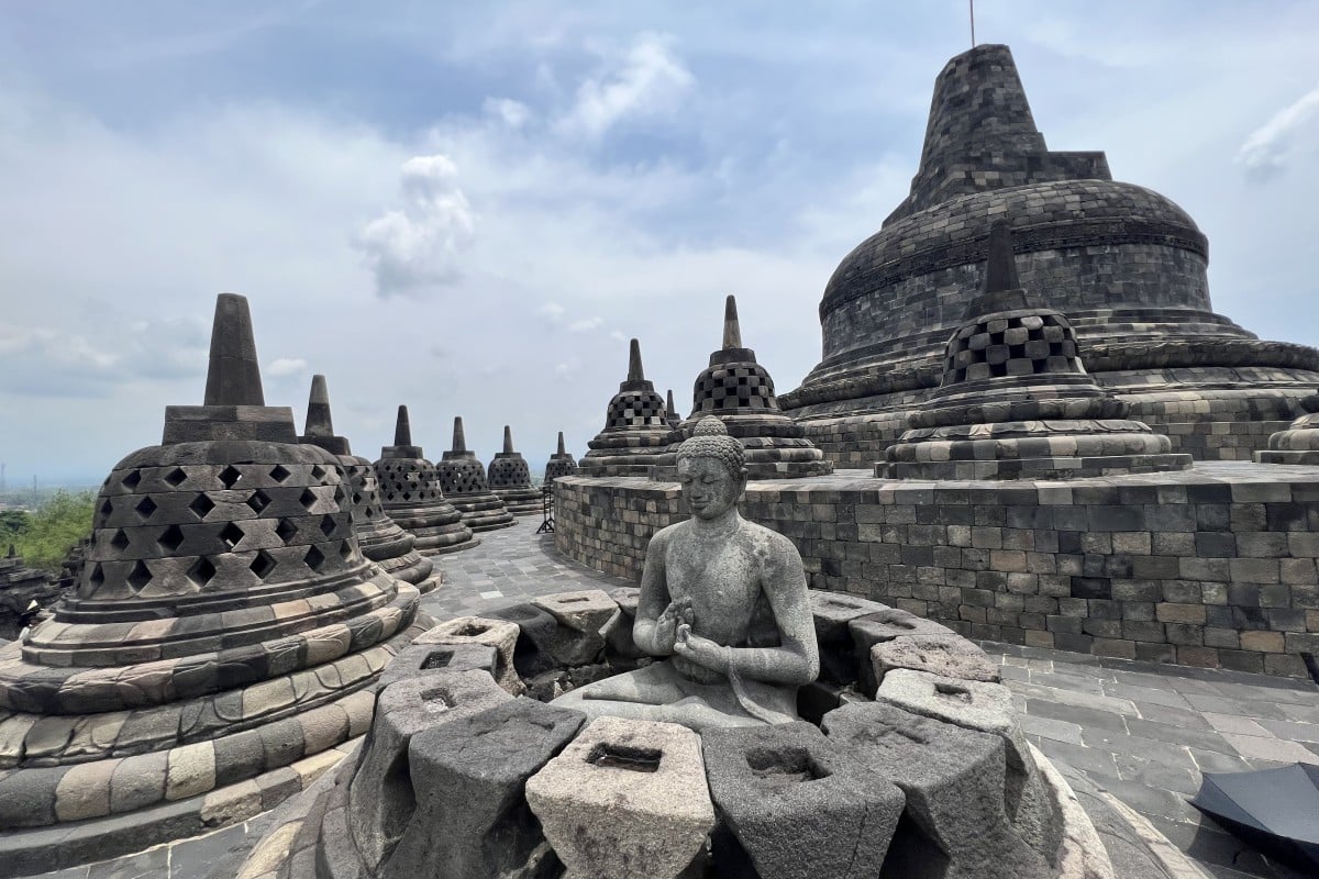 Ngôi đền phật giáo lớn nhất thế giới ở Indonesia tái sinh sau thời gian bảo tồn - Ảnh 1.
