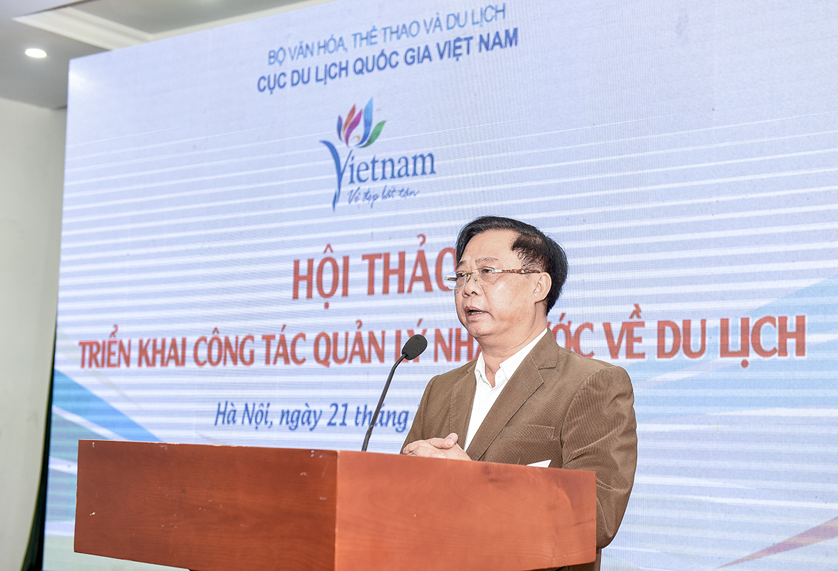 Cục Du lịch Quốc gia Việt Nam tổ chức Hội thảo triển khai công tác quản lý nhà nước về du lịch - Ảnh 1.