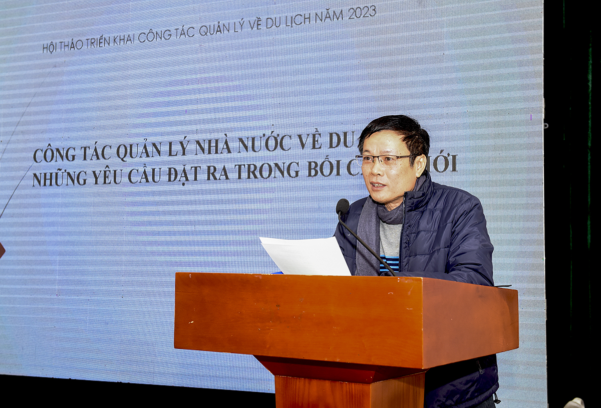 Cục Du lịch Quốc gia Việt Nam tổ chức Hội thảo triển khai công tác quản lý nhà nước về du lịch - Ảnh 4.