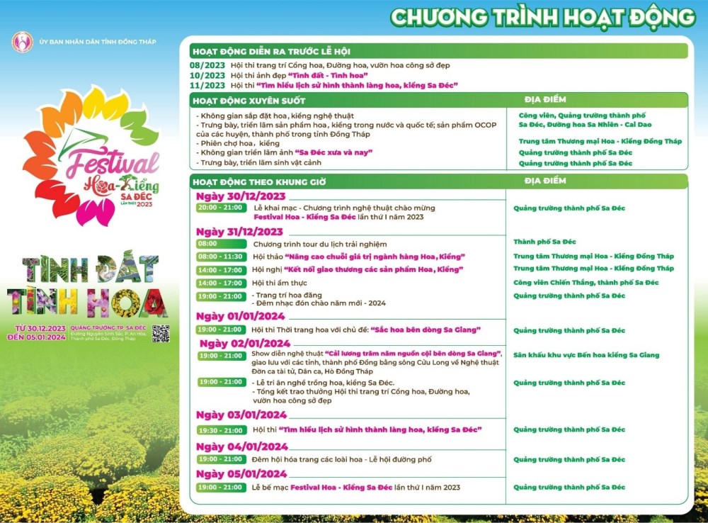 Đồng Tháp: Festival Hoa – Kiểng Sa Đéc lần thứ I năm 2023 - Ảnh 2.