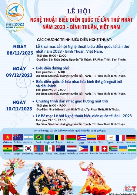 Bình Thuận: Sắc màu nghệ thuật thế giới tại Lễ hội biểu diễn nghệ thuật quốc tế 2023 - Ảnh 2.