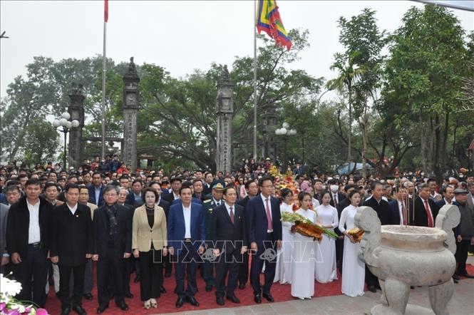 Hưng Yên: Lễ tưởng niệm 748 năm Ngày Tướng quân Phạm Ngũ Lão ra quân đánh giặc giữ nước - Ảnh 1.